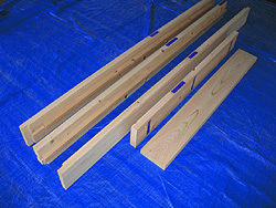 枠板と側板のキット部品